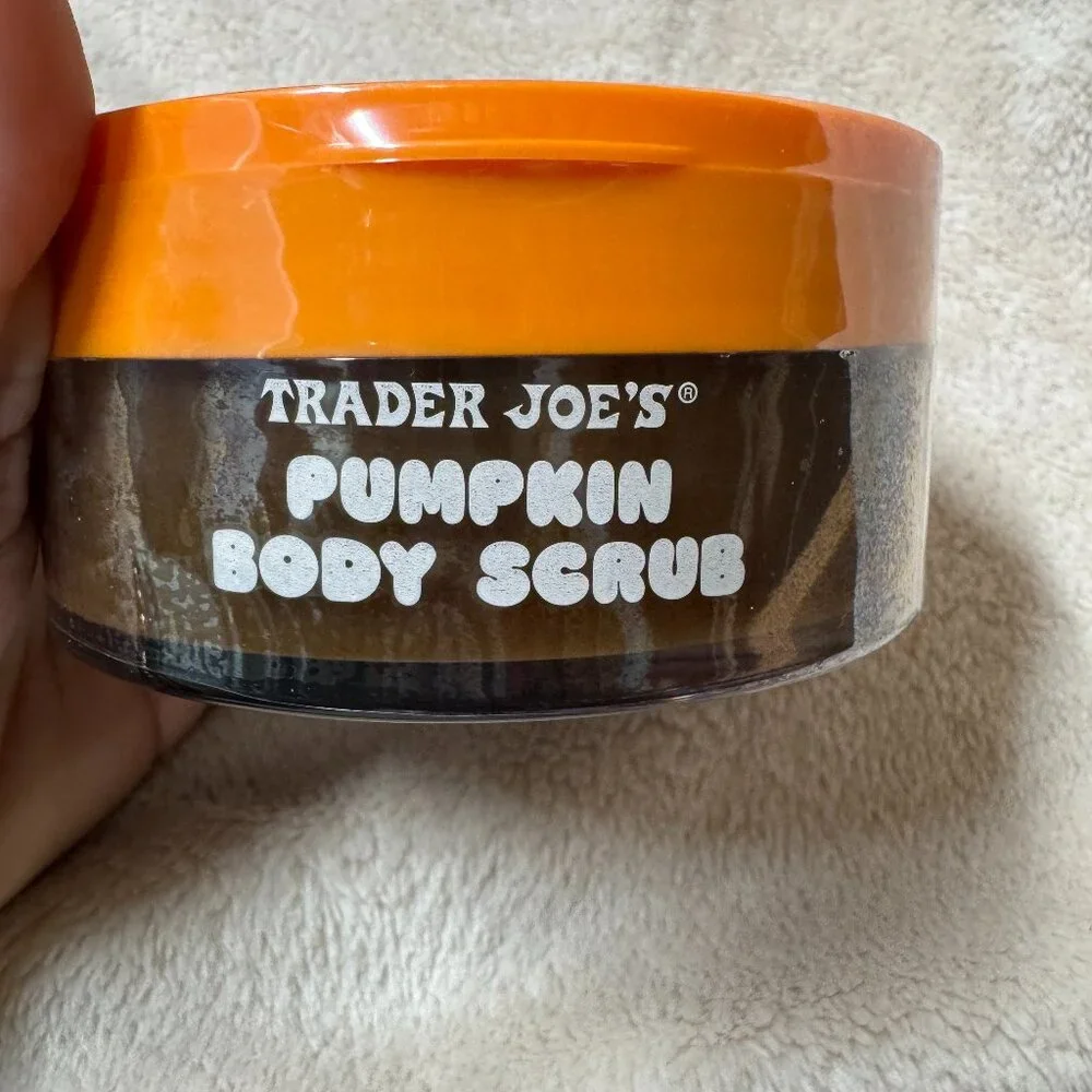 Trader Joe's Pumpkin Body Scrub with Exfoliating Brown Sugar . 8 oz. NEW 2 pack